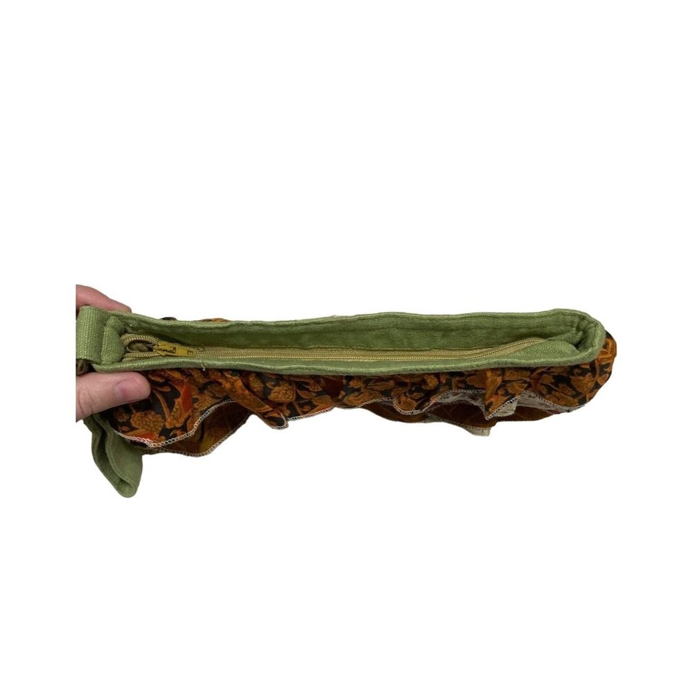 Hippy Wristlet Ruffled Patchwork - image 5